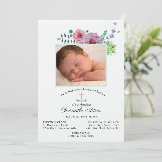 Einladung von Chrisanthi (Stehend Vorderseite)