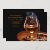 Einladung von Cigar und Brandy (Vorne/Hinten)