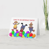 Einladung von Circus Birthday (Vorderseite)