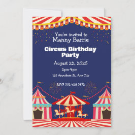 Einladung von Circus Birthday