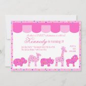 Einladung von Circus Cookies (Vorderseite)