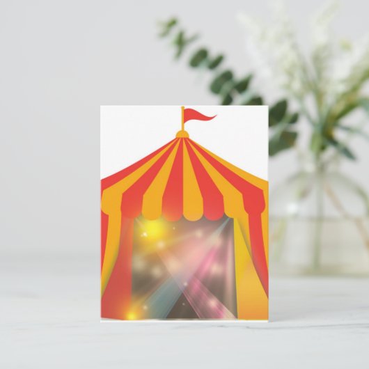 Einladung von Circus Zent (Stehend Vorderseite)
