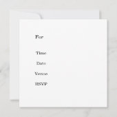 Einladung von Classic Damask (Rückseite)