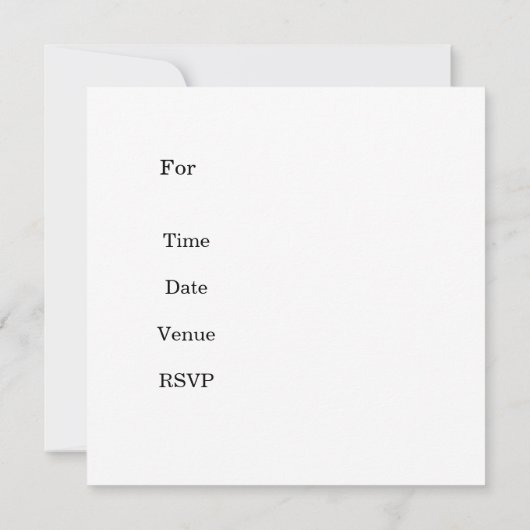 Einladung von Classic Damask (Rückseite)