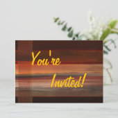 Einladung von Classy Brown (Stehend Vorderseite)