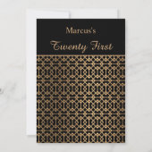 Einladung von Classy Gold zum Geburtstag (Rückseite)