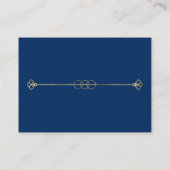Einladung von Classy Gold zum Geburtstag (Rückseite)
