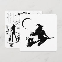 Einladung von Classy Hexe Halloween-Party