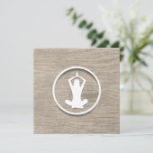 Einladung von Classy Yoga (Stehend Vorderseite)