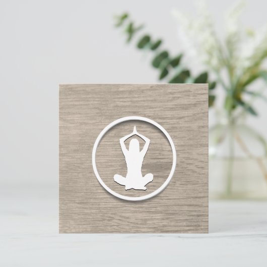 Einladung von Classy Yoga (Stehend Vorderseite)