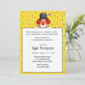 Einladung von Clown zum Geburtstag (Stehend Vorderseite)