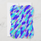 Einladung von Colored Chaos (Rückseite)