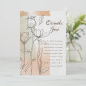 Einladung von Colorwash (Stehend Vorderseite)