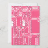 Einladung von Computer Geek Birthday Party (Rückseite)