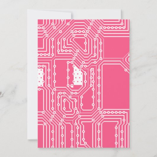 Einladung von Computer Geek Birthday Party (Rückseite)