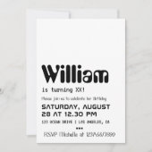 Einladung von Computer Geek Birthday Party (Vorderseite)