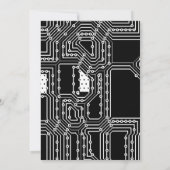 Einladung von Computer Geek Birthday Party (Rückseite)