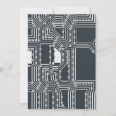 Einladung von Computer Geek Birthday Party (Rückseite)