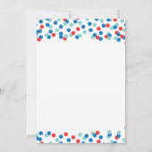 Einladung von Confetti Nautical Boys Babydusche (Rückseite)