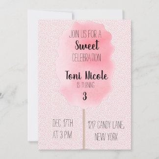 Einladung von Cotton Candy