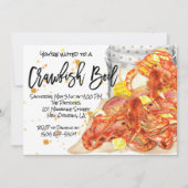 Einladung von Crawfish Boil (Vorderseite)