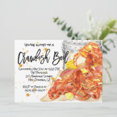 Einladung von Crawfish Boil (Stehend Vorderseite)