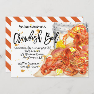 Einladung von Crawfish Boil