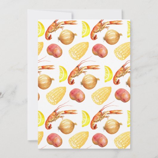 Einladung von Crawfish Boil (Rückseite)