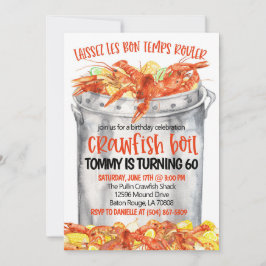 Einladung von Crawfish Boil