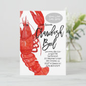 Einladung von Crawfish Boil (Stehend Vorderseite)