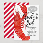 Einladung von Crawfish Boil (Vorne/Hinten)