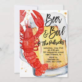 Einladung von Crawfish Boil