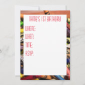 Einladung von Crayon (Rückseite)