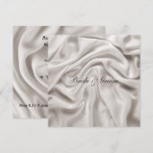 Einladung von Cream Wedding Set (Vorne/Hinten)