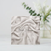 Einladung von Cream Wedding Set (Stehend Vorderseite)