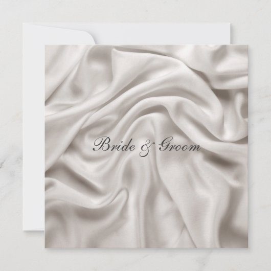 Einladung von Cream Wedding Set (Vorderseite)
