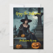 Einladung von Creepy Chic Halloween (Vorderseite)