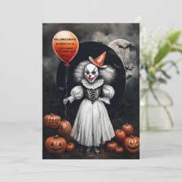 Einladung von Creepy Halloween
