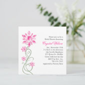 Einladung von Crystal Bridal (Stehend Vorderseite)