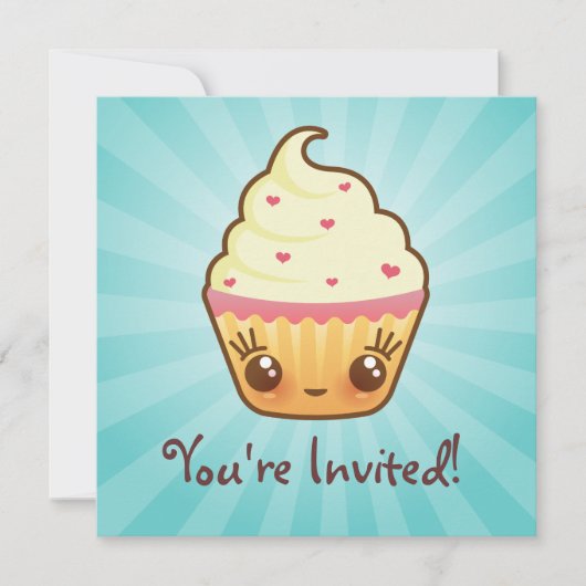 Einladung von CuppyCakes (Vorderseite)