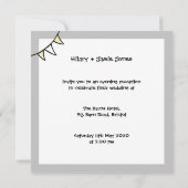 Einladung von Custom Country Wedding Traktor (Rückseite)