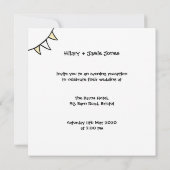 Einladung von Custom Country Wedding Traktor (Rückseite)
