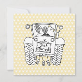 Einladung von Custom Country Wedding Traktor (Vorderseite)