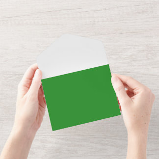 Einladung von Custom Forest Green & White All-in-O