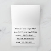 Einladung von Custom Gay Bachelor Party (Innenseite)