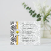 Einladung von Daisy and Damask Bridal Dusche (Stehend Vorderseite)