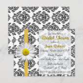 Einladung von Daisy and Damask Bridal Dusche (Vorne/Hinten)