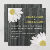 Einladung von Daisy & Barnwood (Vorne/Hinten)