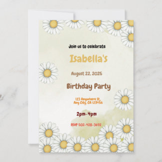 Einladung von Daisy Birthday