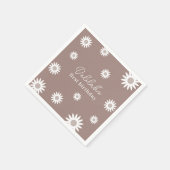 Einladung von Daisy Birthday Serviette (Ecke)